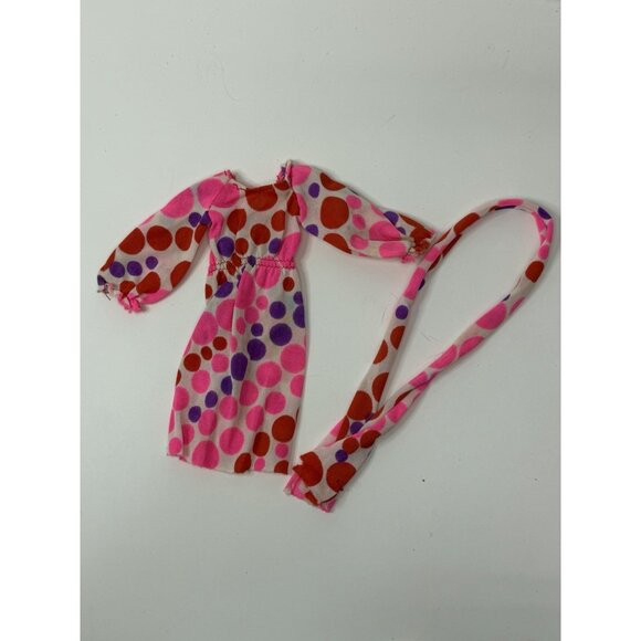 Vintage 1979 Barbie Kmart Exclusive Bargain Fashion #1026 Polka Dot Dress & Tie - Picture 2 of 5